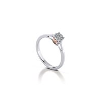 Ring Roberto Giannotti Woman in White Gold Diamante LUX04 - LUX04/15